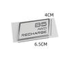 Car 3D ABS Trunk Badge Emblem Decals Sticker For Volvo T3 T4 T5 T6 T8 B5 B6 AWD Recharge XC40 XC60 XC90 V60 S60 S80 S90 V40 C30
