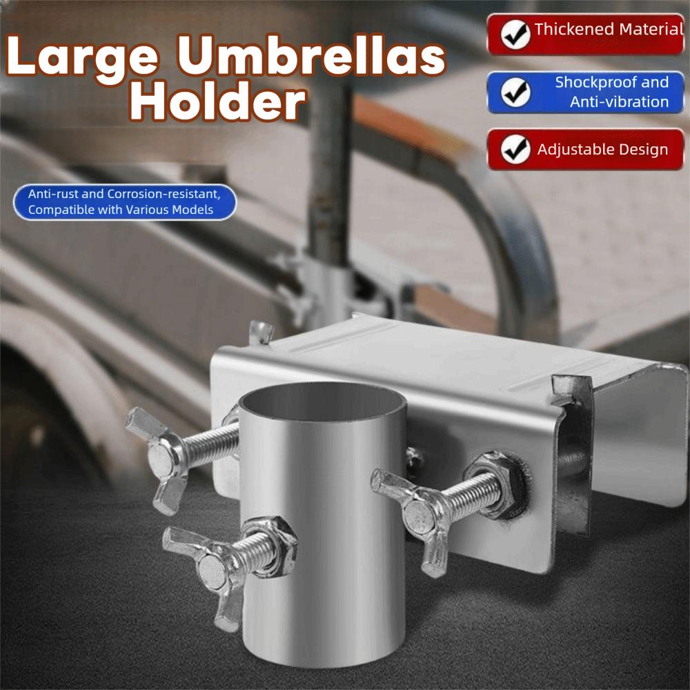 Adjustable Umbrella Clamp Bracket Water-proof Deck Umbrella Mount Sturdy Umbrella Stands Outdoor