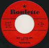 7inch Record TECHNIQUES - Hey! Little Girl / In A Round About R4030 Roulette 1957 US Rock Used