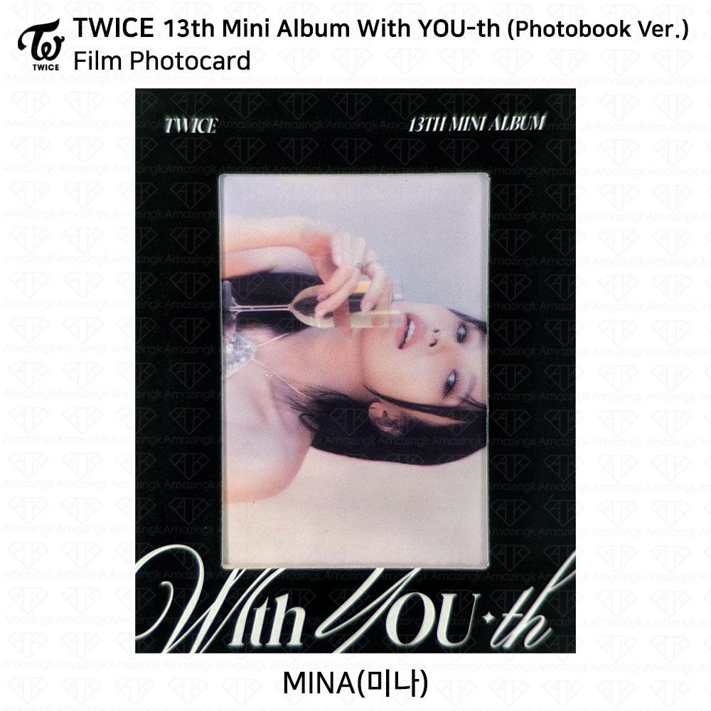 Twice 13-й мини-альбом с молодежной фотокарточкой YOU-th, постером, пленкой, стикером Mina KPOP K-POP