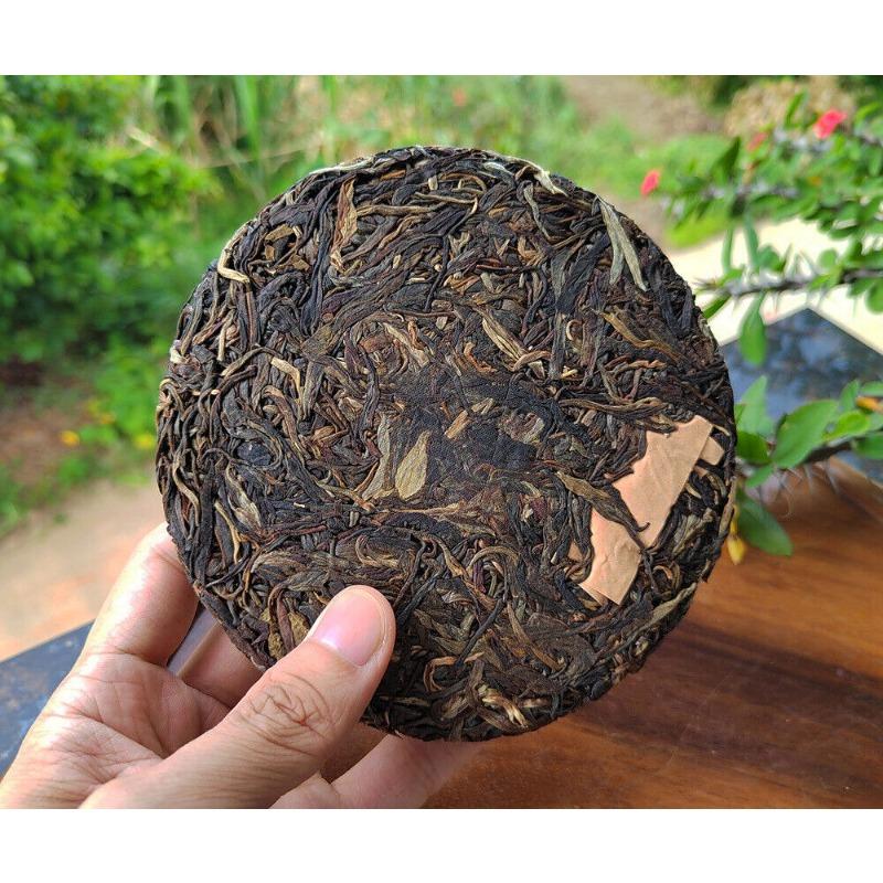 200 г Иу Пуэр Чай Старый Сырой Чай Тяньмэнь Горный Высокий Полюс Пуэр Старый Чай Кекс