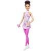 Barbie Barbie and Work Figure Skater Dress Up DollHouse PlayPretend Play Barbie Doll Ages 3 and Up Pink HRG37