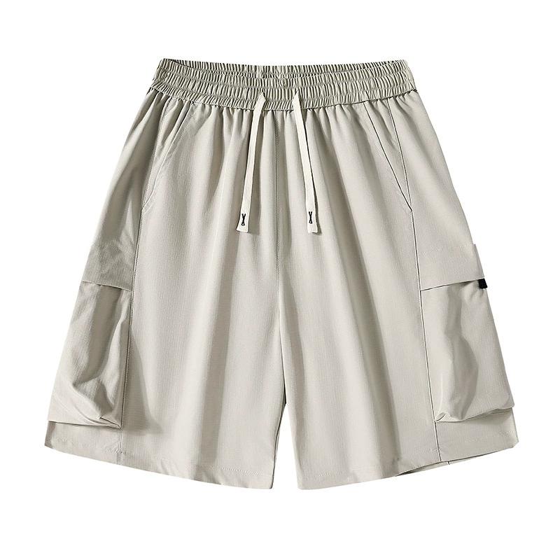 Рабочие шорты мужские летние легкие быстросохнущие прямые повседневные спортивные брюки длиной пять четвертей