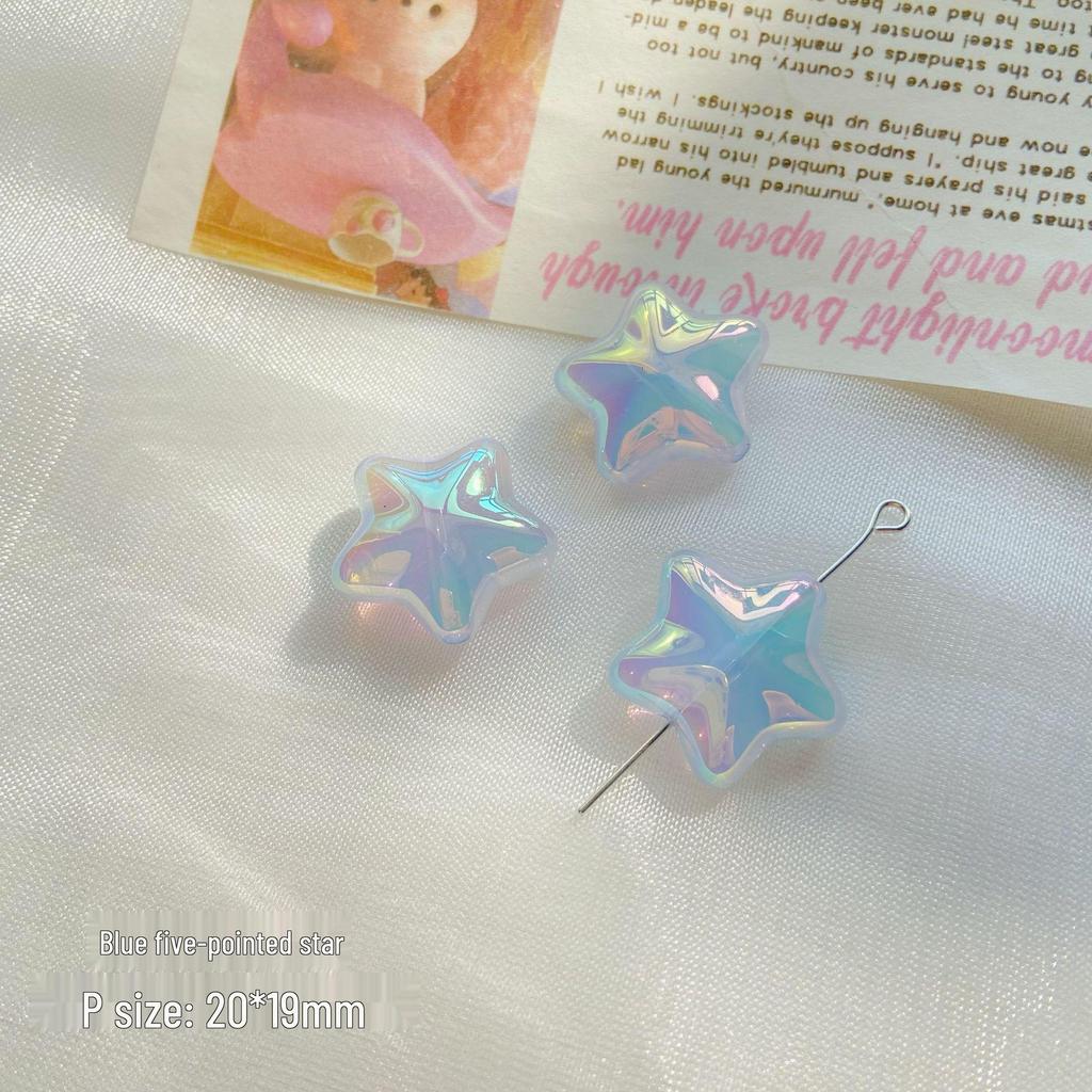 Green Series Hand-Painted Acrylic Beads for DIY Jewelry Making