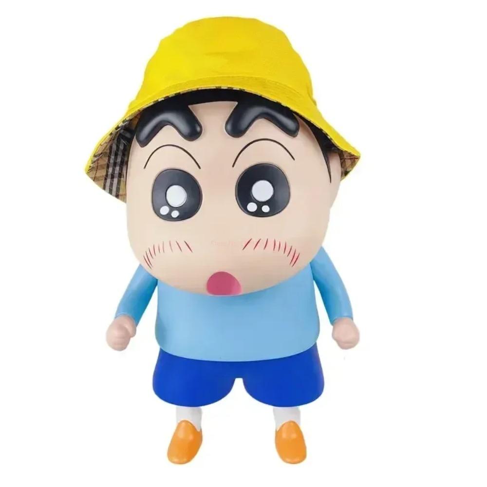 Crayon Shin-Chan Figure Anime Figures Model Personalized Creative Figures 1:1 Large Vinyl Superman Shinchan Figure Ornaments Toy