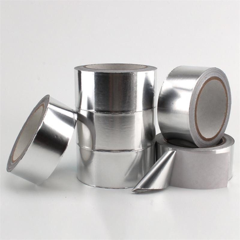 High Temperature Resistance Aluminum Foil Tape Kitchen Pipe Repair Tape Adhesive Sealing Foil Heat Insulation Leak Proof Tape