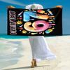 1PC Custom Name Happy 67th Birthday! Beach Towel Highly Absorbent And Sand-Resistant Towel for Swimming, Pool, Yoga, And Travel Lightweight