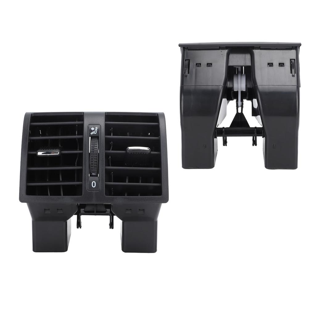 Car Rear Center Air Conditioning Outlet Vent Nozzle 1TD819203 Black Rear AC Outlet Vent for Caddy 2004 to 2015