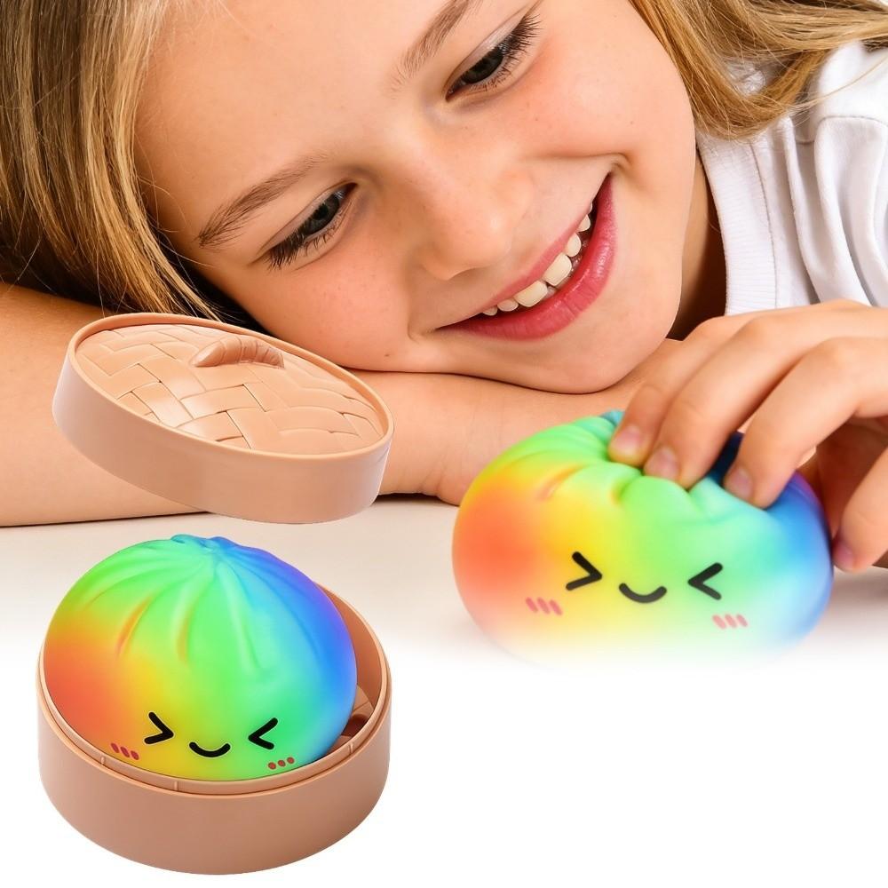 with Steamer Dumplings Blind Box Squishy Toy Stress Relief Sensory Ball  For Stress Anxiety Relief
