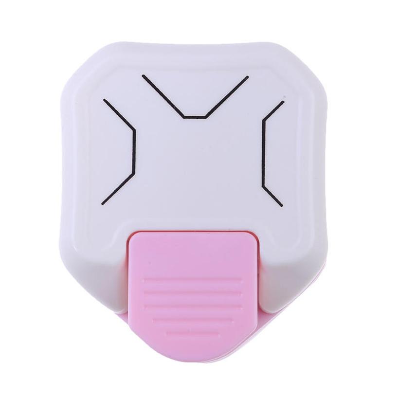 Пластиковый дырокол для скругления углов 3-в-1, инструмент для DIY проектов, дырокол, резак для изготовления открыток, скрапбукинга и фотокарточек, узорный резак для фото