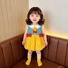 Baby Girls Summer Cute Cartoon Fries Print Peter Pan Collar A-Line Dress