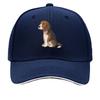 Beagle Pixel Dog Art Hip Hop Hat Fashion Outdoor Sports Sandwich Baseball Cap