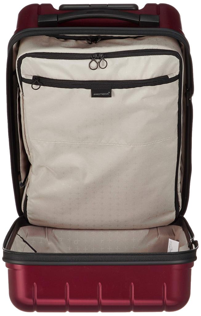 Чемодан S размера 1 ночь 2 дня 2 ночи 3 дня 36 л 10 лет гарантии Кейс для ручной клади 360T Металлик Гарантия 33 л 49 см Красный [Proteca] Ручная кладь № 02931 3,1 кг