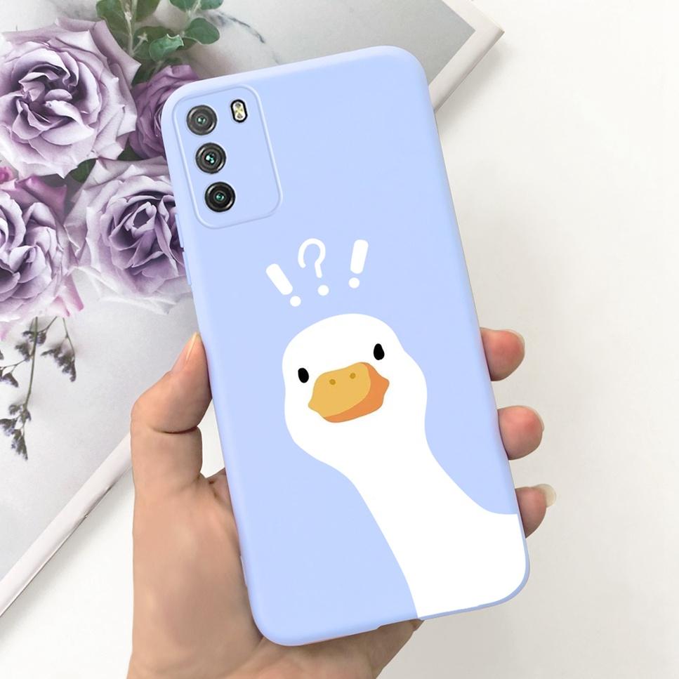 For Xiaomi Poco M3 Case Fashion Design Love Silicone Soft Matte Back Cover Coque For Xiaomi Poco m 3 M3 Bumper Phone Case Funda