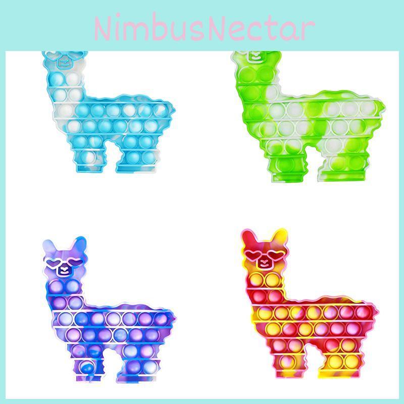 Яркая альпака поп-ит пуш-пузырь сенсорная игрушка для максимального снятия стресса