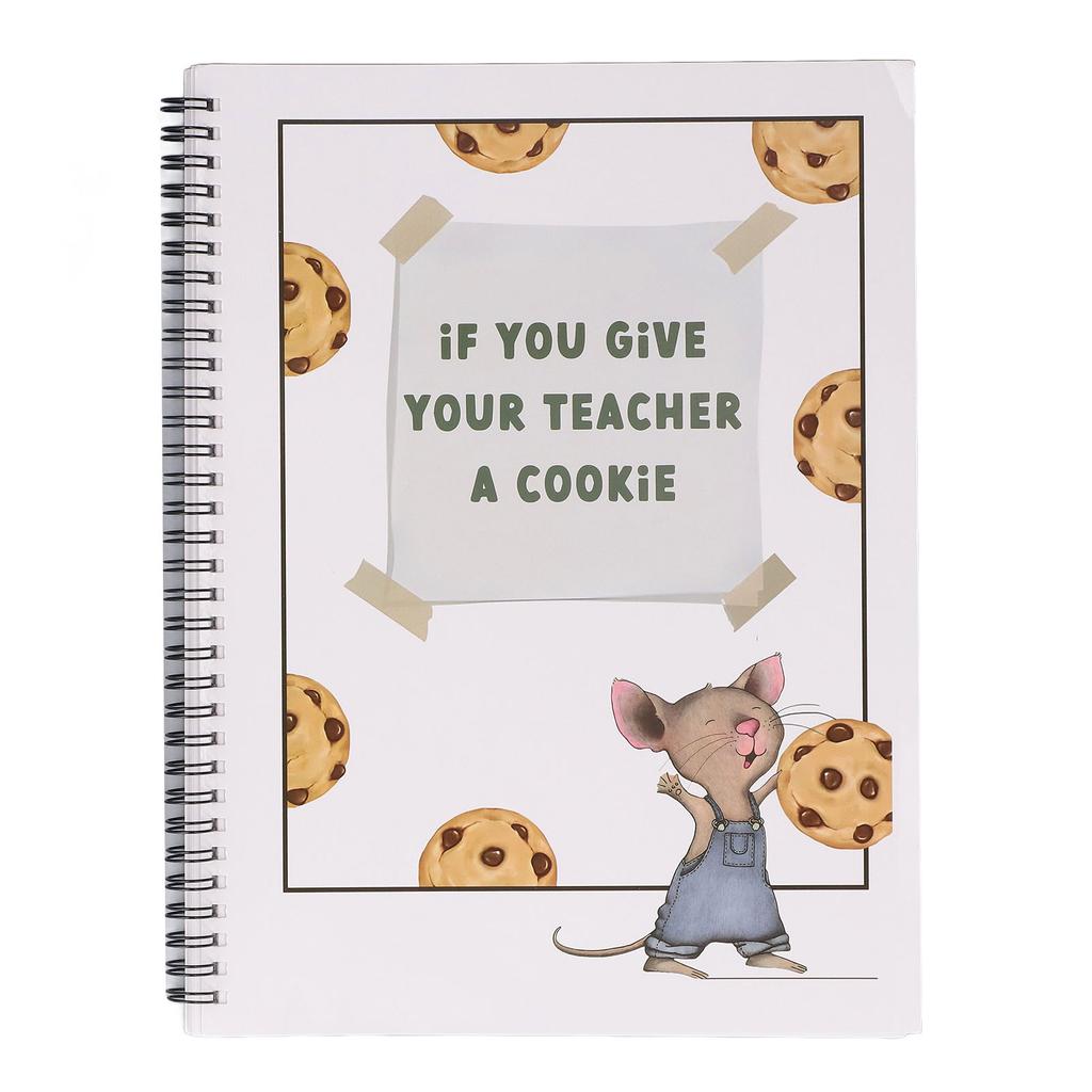 Cartoon Gift Book If You Give Your Teacher A Cookie Innovative and Thoughtful Appreciation Craft