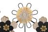 Wall Hanger Iron,Wood And Raffia Cm 61X5,5X30,5
