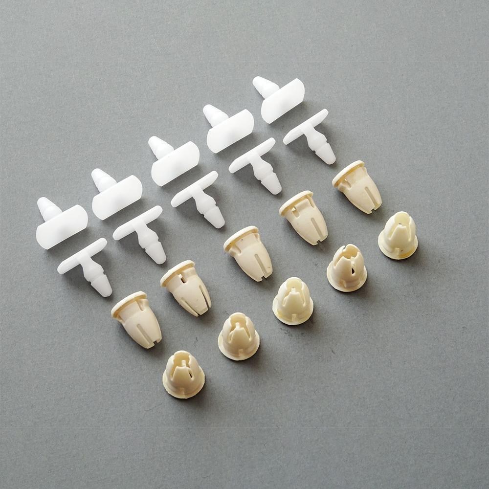 Высококачественные зажимы для отделки, пластиковые кнопки крепления, 20 шт.