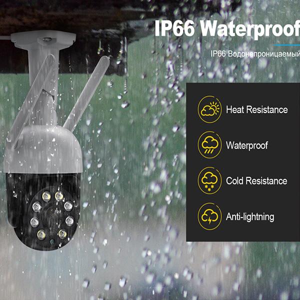 Techage 4MP PTZ WIFI IP Camera Speed Outdoor Wireless AI Security Surveillance IP Camera Full Color Night Two Way Audio ONVIF