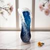 Creative Blue Wave Vase Wave Shaped Blue Ocean Wave Resin Vase Decoration Nordic Style Home Decoration Wave Vase Ornament