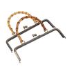 1Pc Vintage Metal Purse Bag Frame Kiss Clasp Lock With Bamboo Handle Jewelry Clasps Sewing Fasteners Purse Making Supplies