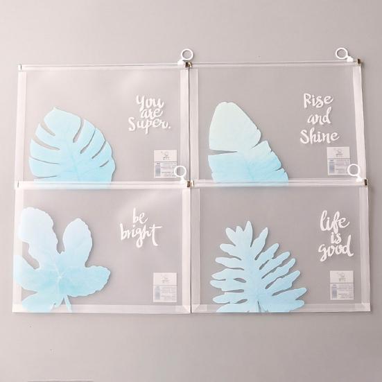 Полезная организация печати, экологически чистые водонепроницаемые сумки на молнии для документов, школьные принадлежности, сумки для хранения файлов