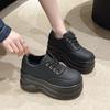 Autumn New 8cm Height Increasing Insole Women's Shoes Thick-Soled High-Heeled Sports Casual Shoes All-Matching High Heel Platform Pumps