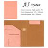 A4/A5 письменный стол с застежкой бизнес-папка многофункциональная кожаная папка с зажимом для конференций папка для офиса