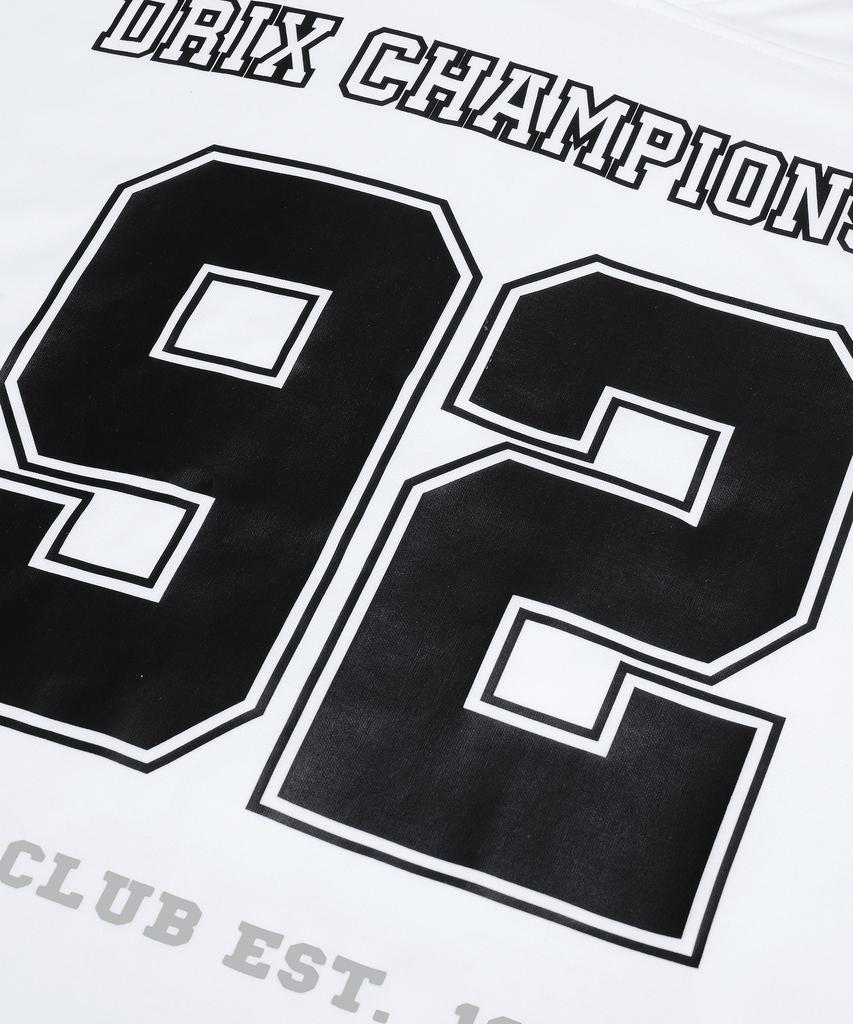 DRIX Rugby Oversized Jersey Long Sleeve_White