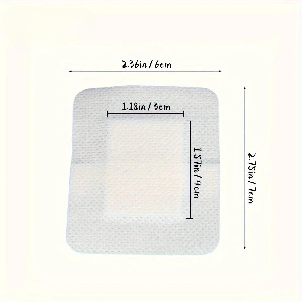 Большой размер гипоаллергенный нетканый медицинский пластырь для ран, повязка для оказания первой помощи при больших ранах 6*7 см