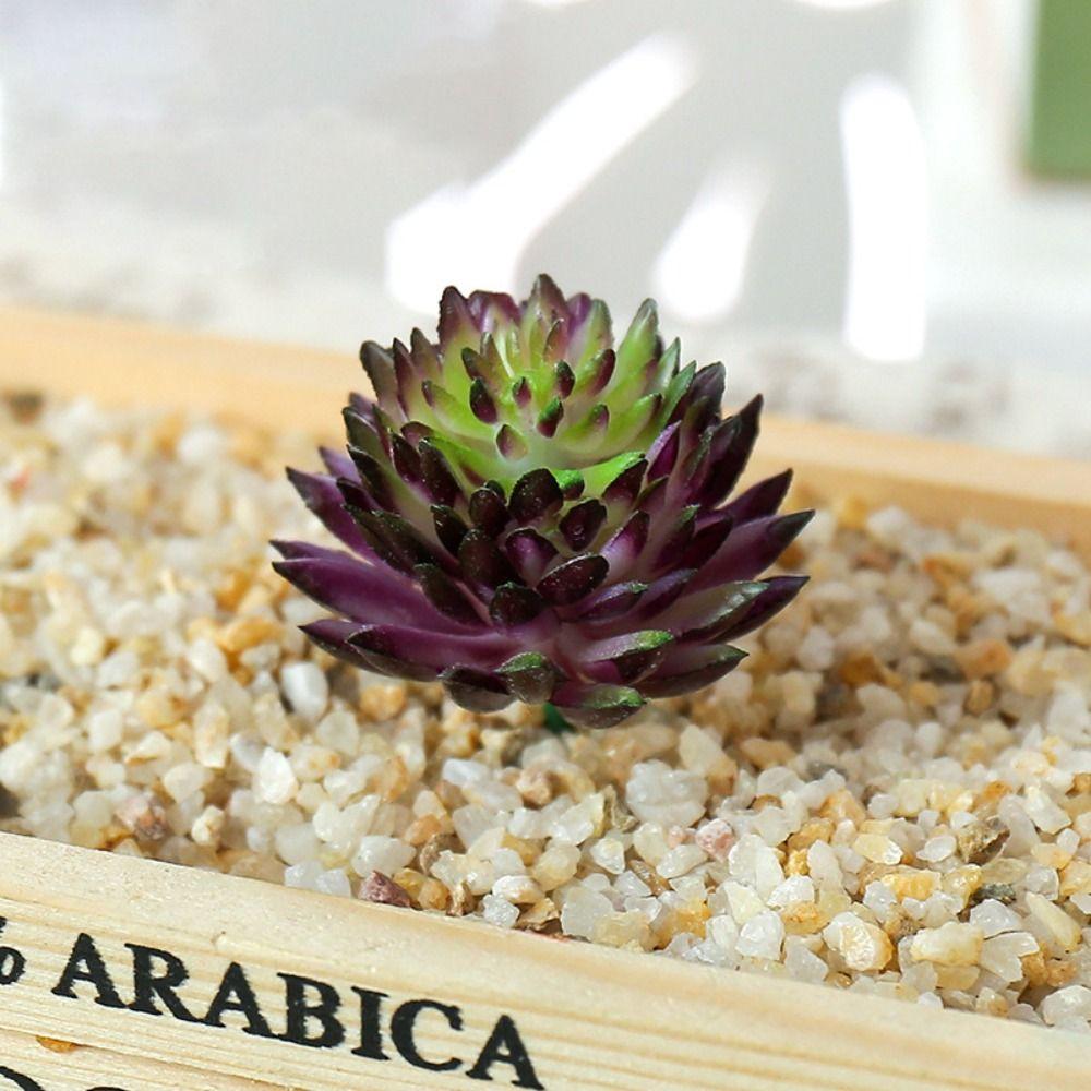 2 шт. Сделай сам Искусственные Суккуленты Мини Имитация Цветочных Растений Сад