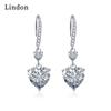 Lindon Copper Alloy Zircon Earrings Drop Earrings For Women Wedding Party Gifts