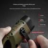 Solar Hand-Crank Multifunction LED Flashlight & Emergency Power Supply for Outdoor Camping