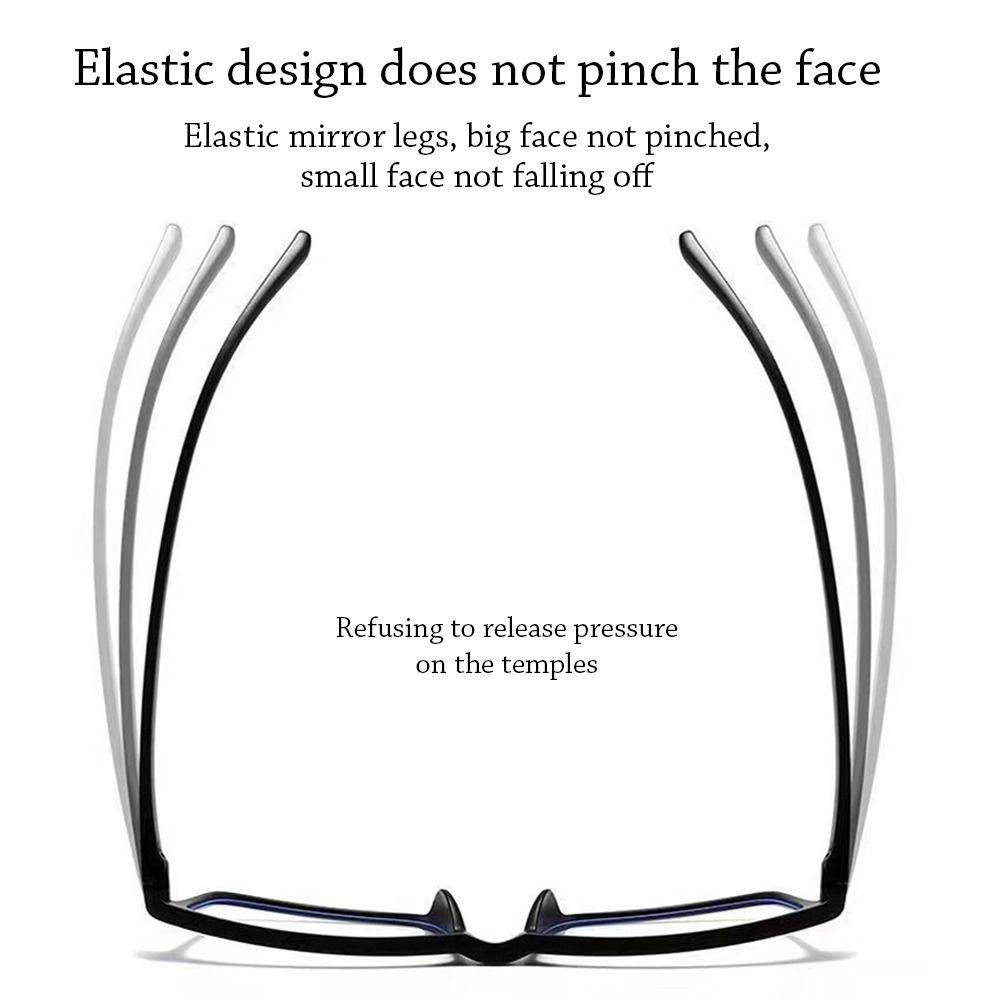 Ultra Light Square Eyeglass Frame Mirror Frame Tr90 Full Plastic Eyeglass Frame  for Men And Women