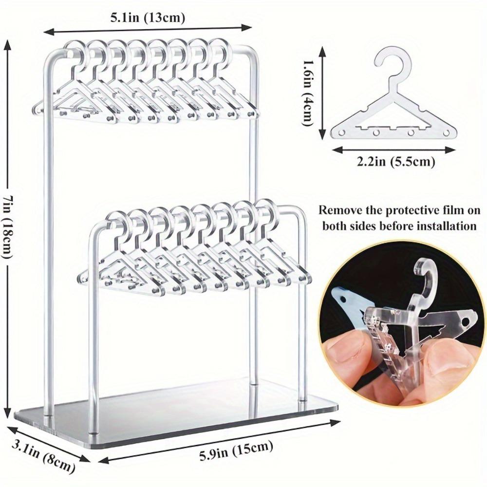 Сделай сам 16 шт. вешалок в форме держателя для украшений, вешалка для одежды, подставка для серег-пусетов, женщины, девушки