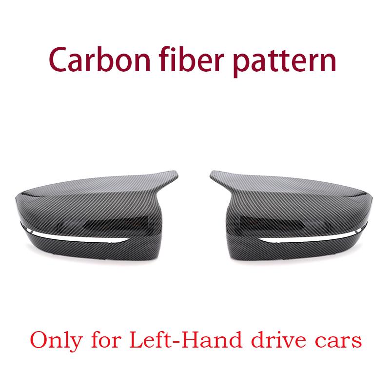 Rear View Side Wing Mirror Cap For BMW 4 5 7 8 Series G22 G38 G30 G31 G11 G12 Car Replacement Mirror Cover Carbon Fiber