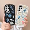 Чехол для Samsung Galaxy S20 FE S21 S22 Ultra S25 A25 S24 S23 Plus A26 Мягкая крышка для телефона A55 A24 A34 A35 A36 A54 Ракушка Морская звезда