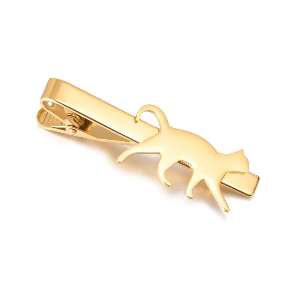 Punk Cat Tie Clip Cute Sausage Dog Necktie Buckle Creative Dachshund Tie Pin  Women Men