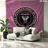 Inter Miami CF Wall Tapestry Aesthetic Wall Hanging Printed Fabric Blanket Decorative Tapestries for Bedroom Living Room Home Decor