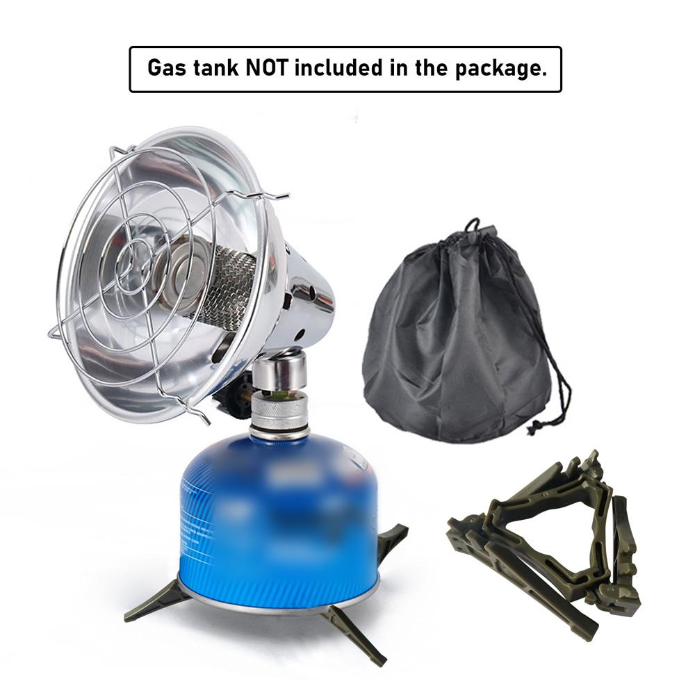 Мини-газовый обогреватель для кемпинга, быстрый нагрев, портативный обогреватель для палатки с сумкой для хранения