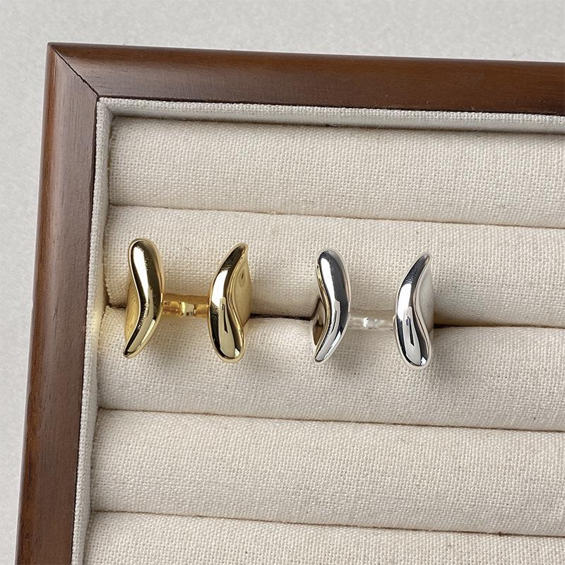 2024 Элегантное Классическое Регулируемое Полированное Открытое Кольцо - Роскошный Дизайн Высокого Класса для Женщин