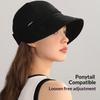 1pc Women's Wide Brim Sun Hat,outdoor Sun Drawstring Adjustable Bucket Summer Quick-drying Bucket Hat for Beach Tarlve Parties
