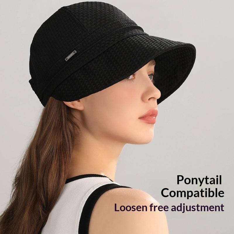 1pc Women's Wide Brim Sun Hat,outdoor Sun Drawstring Adjustable Bucket Summer Quick-drying Bucket Hat for Beach Tarlve Parties
