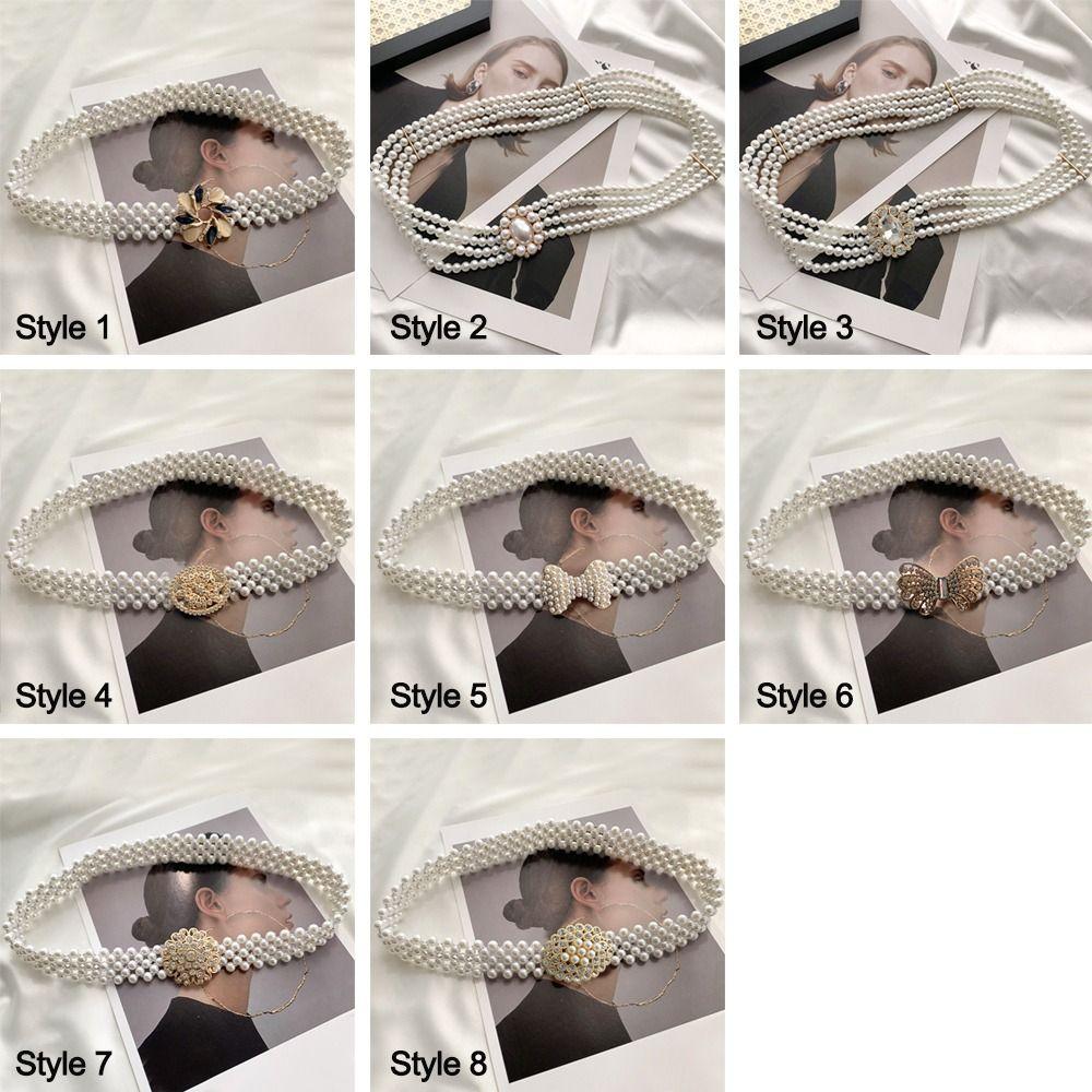 Элегантный ремень для платья, тонкий пояс, поясная цепочка, женский пояс, жемчужная цепочка на талию