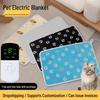 Одеяло с электрообогревом для домашних животных: Герметичный, устойчивый к укусам коврик с поддержанием постоянной температуры для кошек и собак