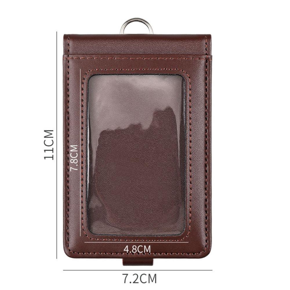 Бейдж-холдер с пряжкой, 5 слотов, откидной, нагрудный карман для карточек, пропуск сотрудника, чехол для рабочей карты, студенческий