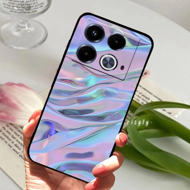Чехол для Infinix Note 40 из мягкого силиконового ТПУ с рисунком животных, защитный чехол для Infinix Note 40 Pro 4G 5G 40 Pro Plus.