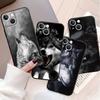 Чехол 'Волк Животное Крутой Тигр' для Apple iPhone 11 13 14 12 Pro Max 7 8 XR X 6 5 5S SE 2022 13ProMax Черный Силиконовый Чехол для Телефона