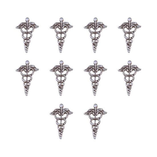 10 шт. Хэллоуин Череп Крест 3D Металлические Подвески для Нейл-арта Готический Панк Стиль Украшения Для Ногтей Аксессуары Для Маникюра DIY