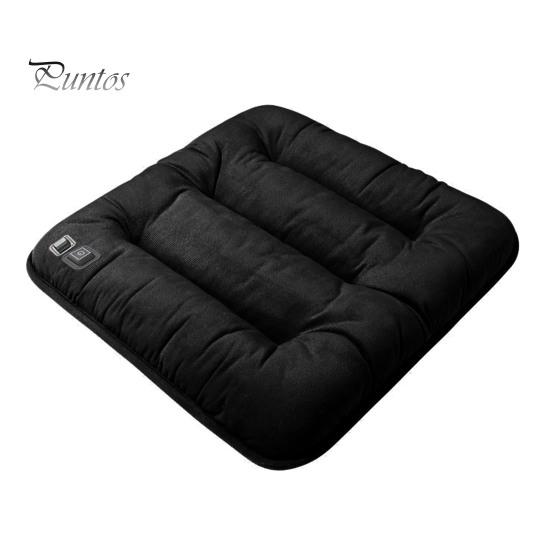 Подушка для сиденья с подогревом и 3 уровнями температуры, стираемая, с автоматическим выключением в течение 4 часов, зарядка через USB 5 В, для офиса, автомобиля, дома, подогреваемая подушка для стула